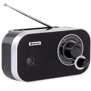 Denver TR51B FM radio op batterijen