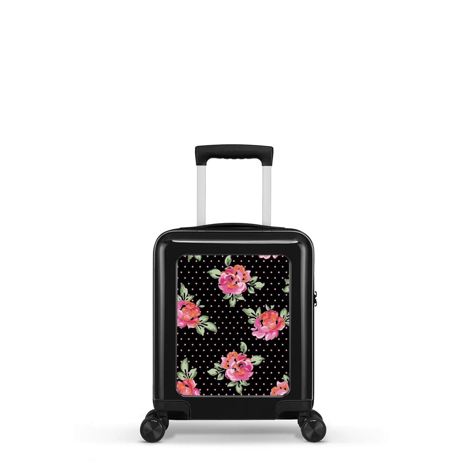 Stickercase  Polkadot Rose  Underseater  45cm  Zwart  Oudroze