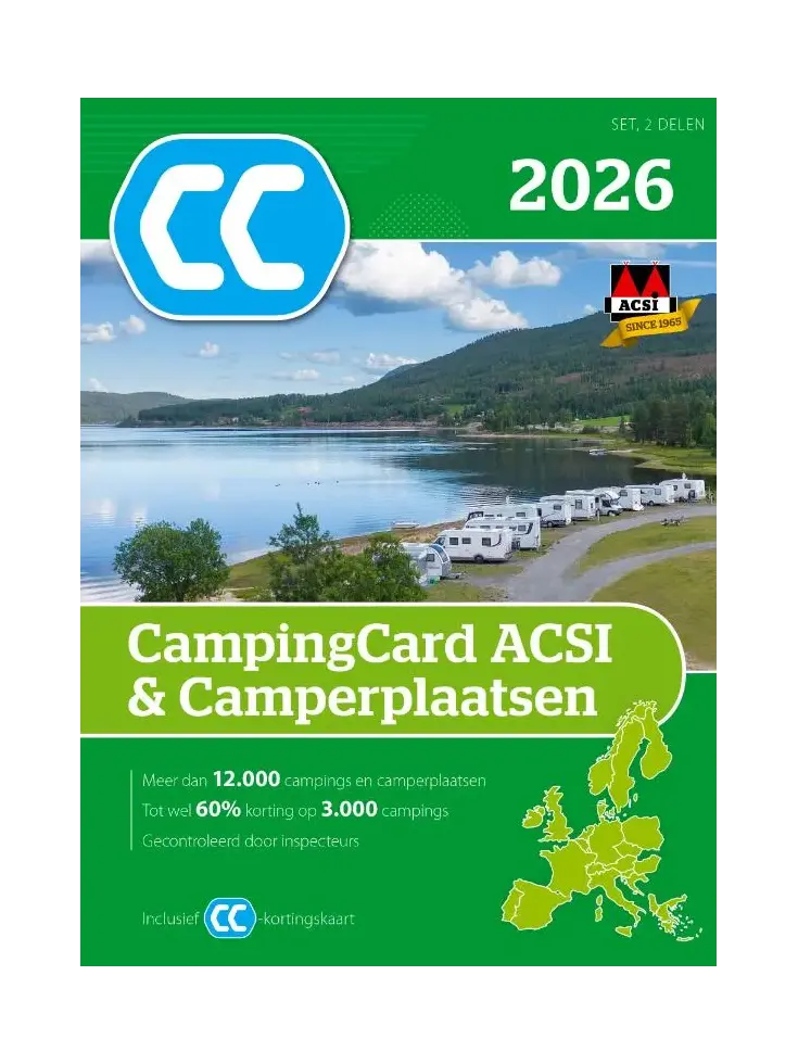 ACSI CampingCard & Camperplaatsen 2026

