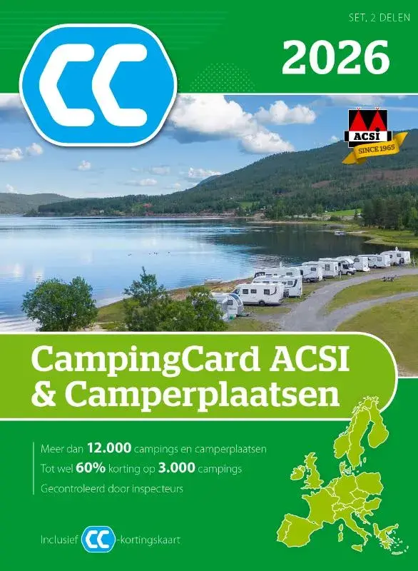 ACSI CampingCard & Camperplaatsen 2026
