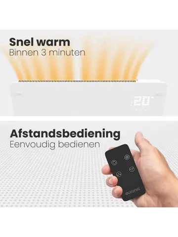 Auronic Convectorkachel - 2000W