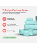 Packing cubes  7 stuks  complete set