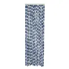 Travellife Chenille Streep blauw/wit 56x185cm