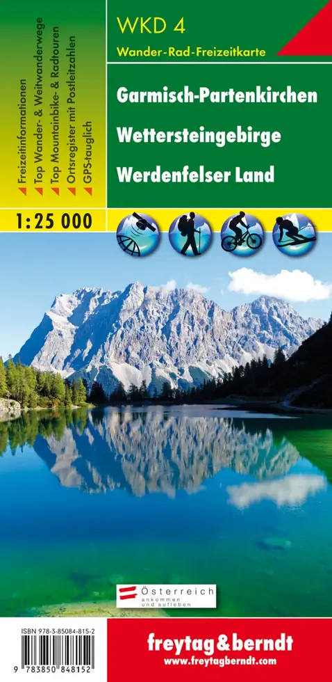 Wandelkaart WKD4 Garmisch-Partenkirchen