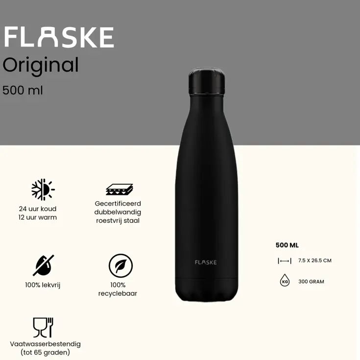 Drinkfles RVS 500 ml