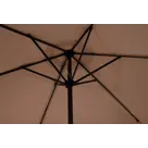 CUHOC Parasol Ecru Ø3m met Basic Parasolhoes