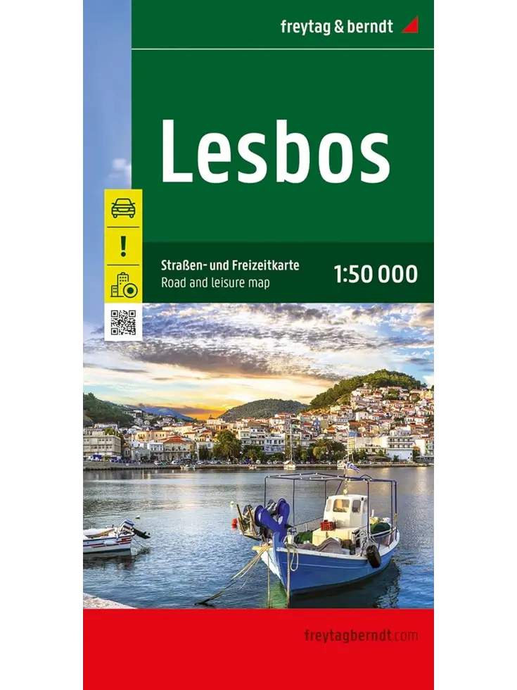 Wegenkaart Lesbos