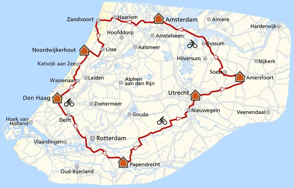 8-daagse fietsrondreis Rondje Groene Hart van Holland