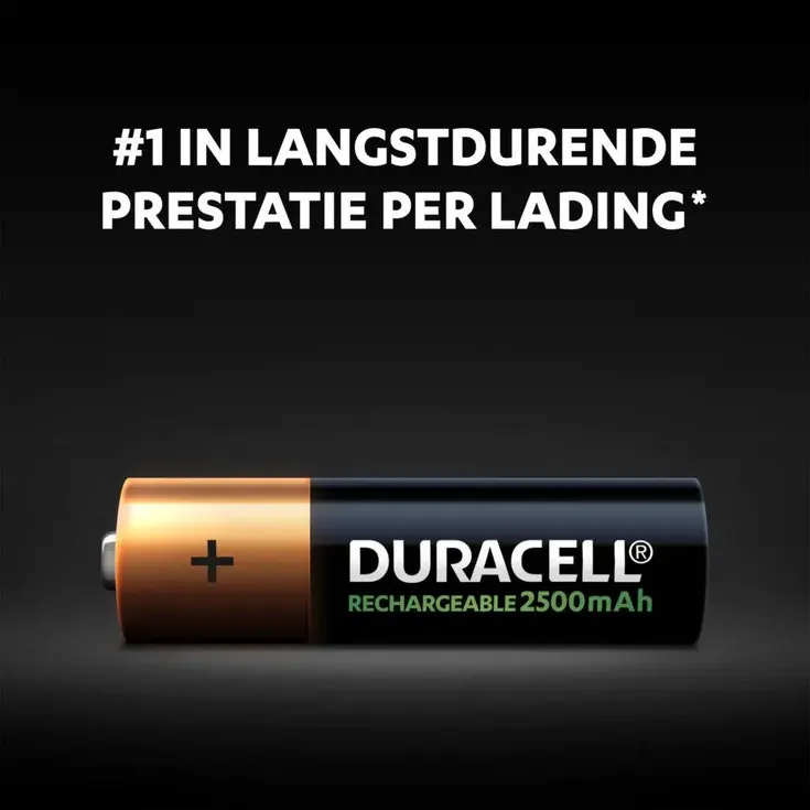 Oplaadbare AA batterijen 2500mAh - 4st.