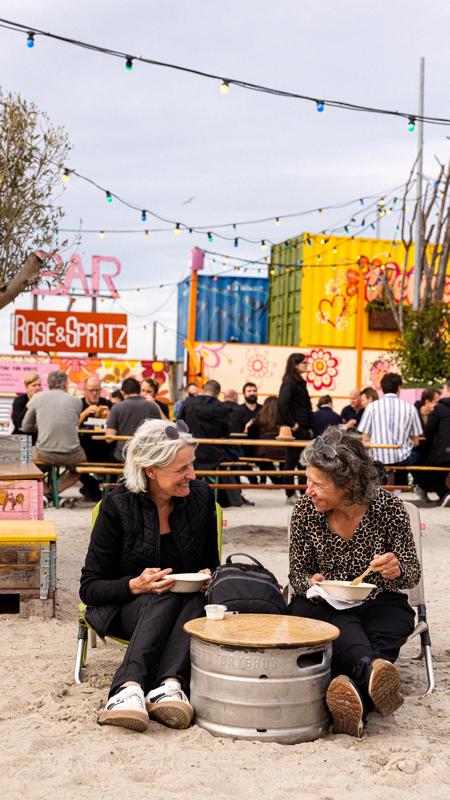 Streetfood terras in Refshaleøen