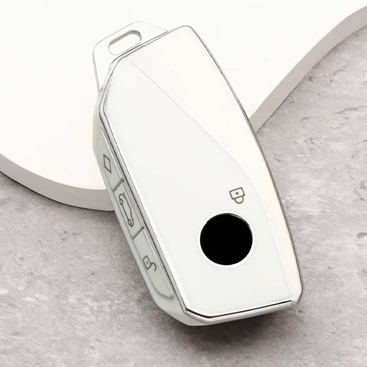 Dutch Shield Sleutelhoesje   BMW  wit F4