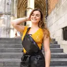 Matt - Leren heuptas - Crossbody