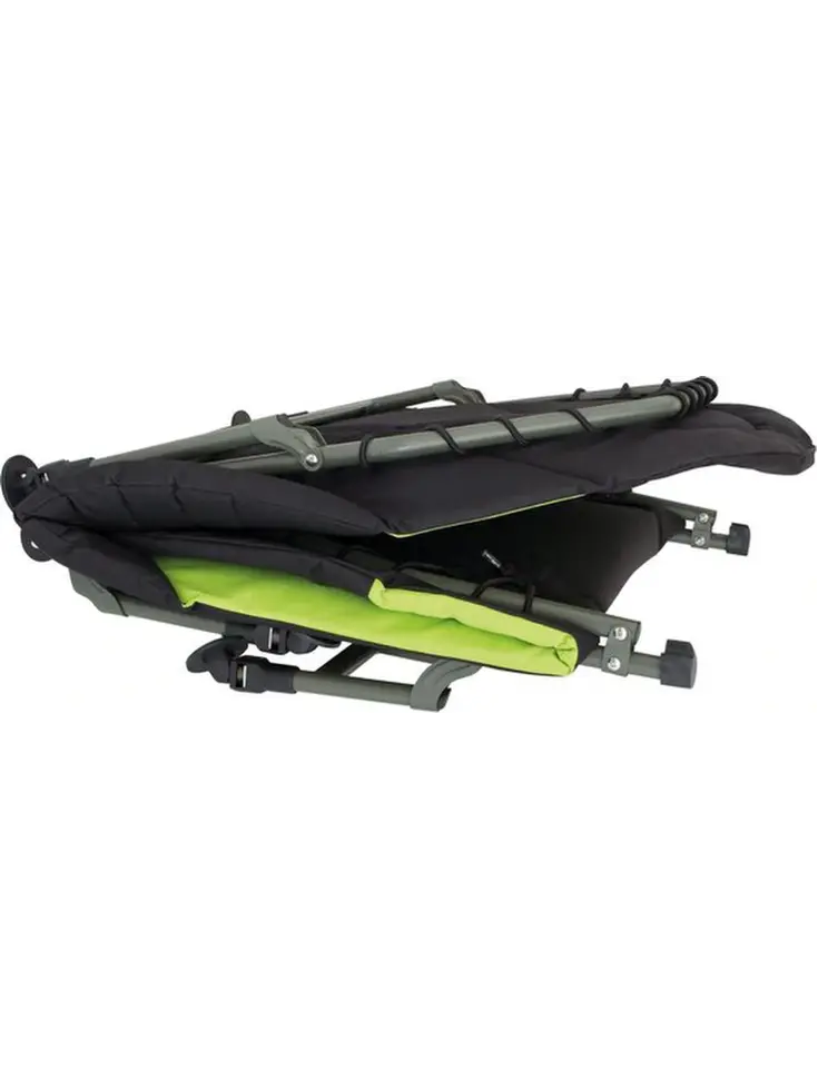 Eurotrail Kampeerbed Queen - Zwart/Lime
