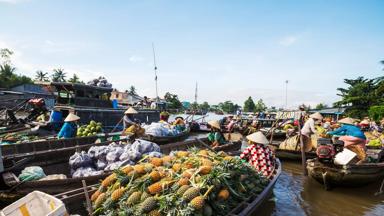 vietnam_mekong delta_drijvende markt_b