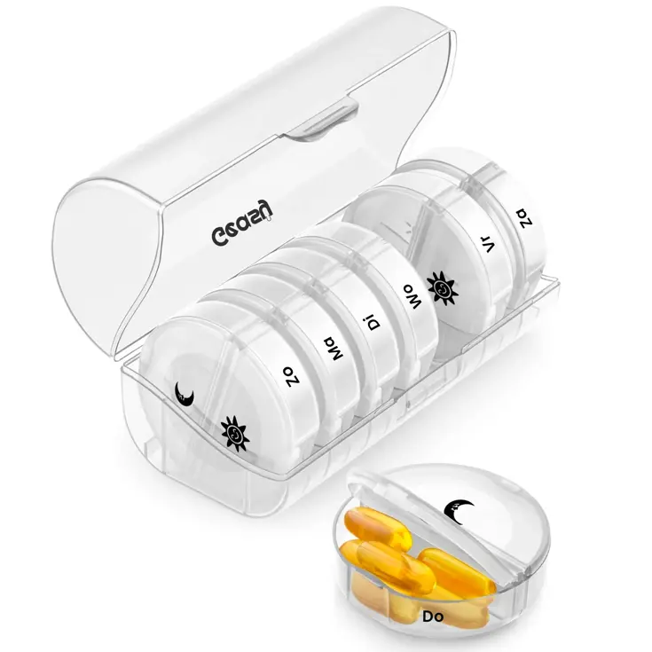 GEASY Pillendoos 7 Dagen – 2 Vakken 