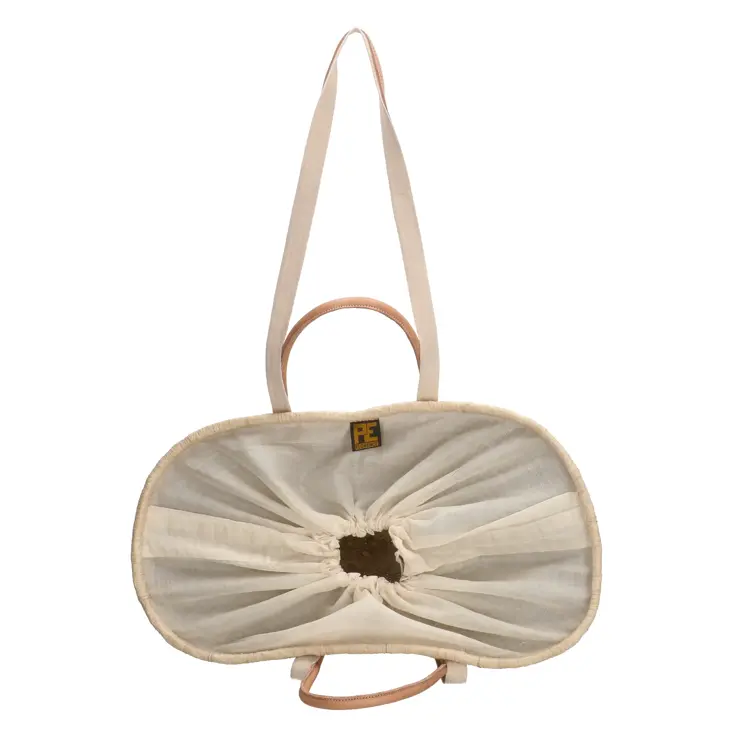 Penjy - Strandtas - Raffia riet - Trekkoord