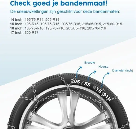 ProPlus Sneeuwkettingen - KB38