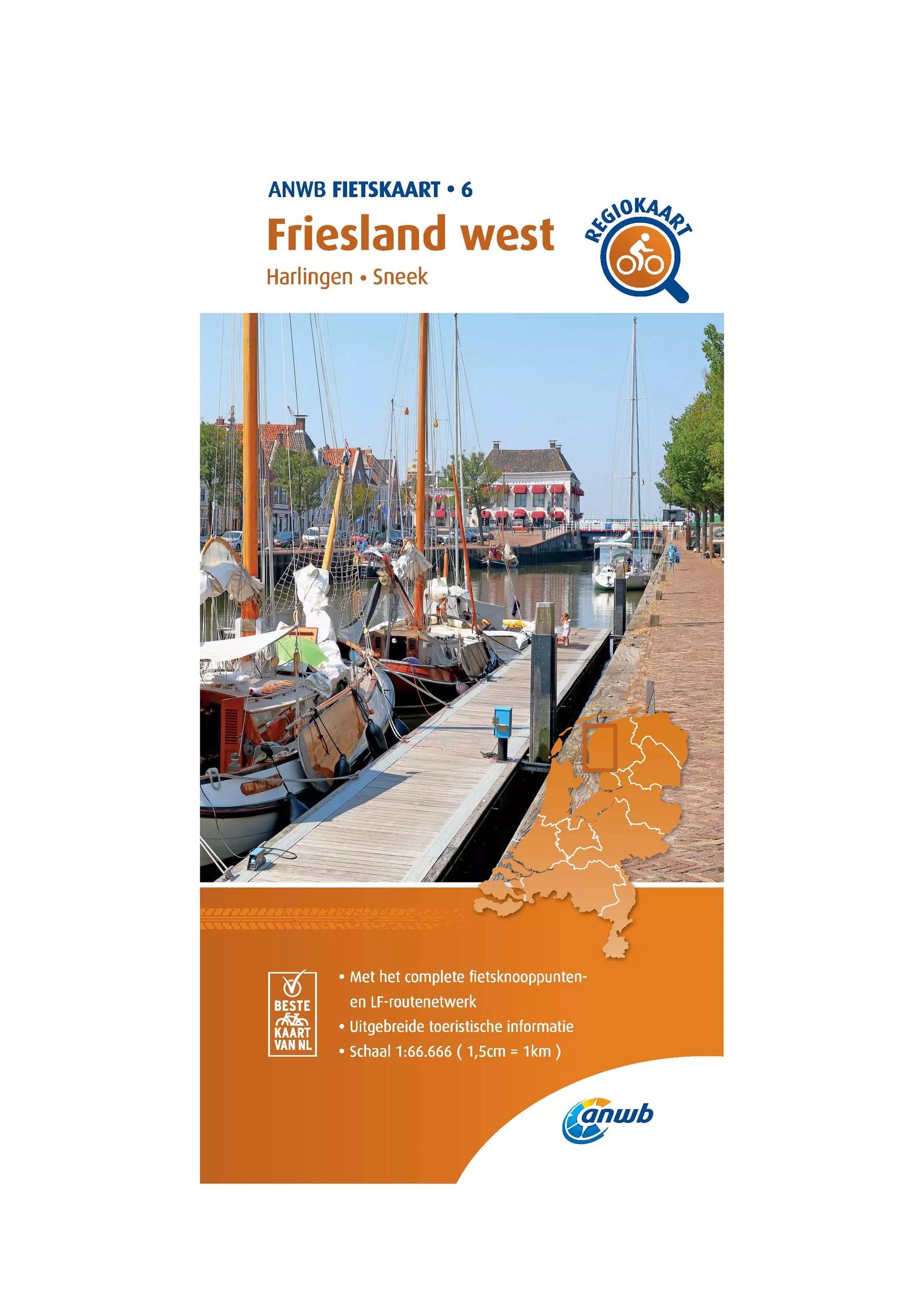 ANWB  Fietskaart 6  Friesland West main product image