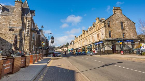 The High Street in Pitlochry