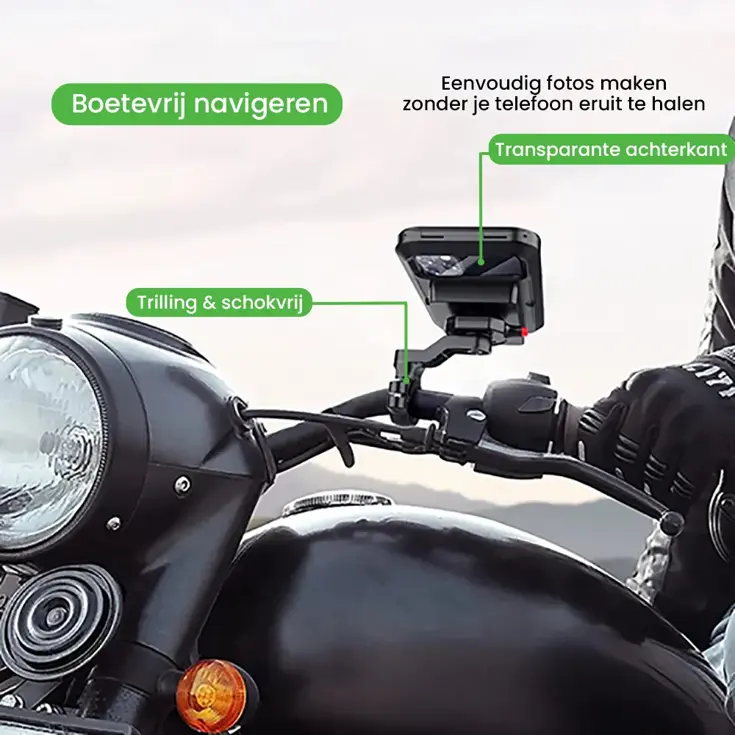 Telefoonhouder Fiets met powerbank 5.000 mAh