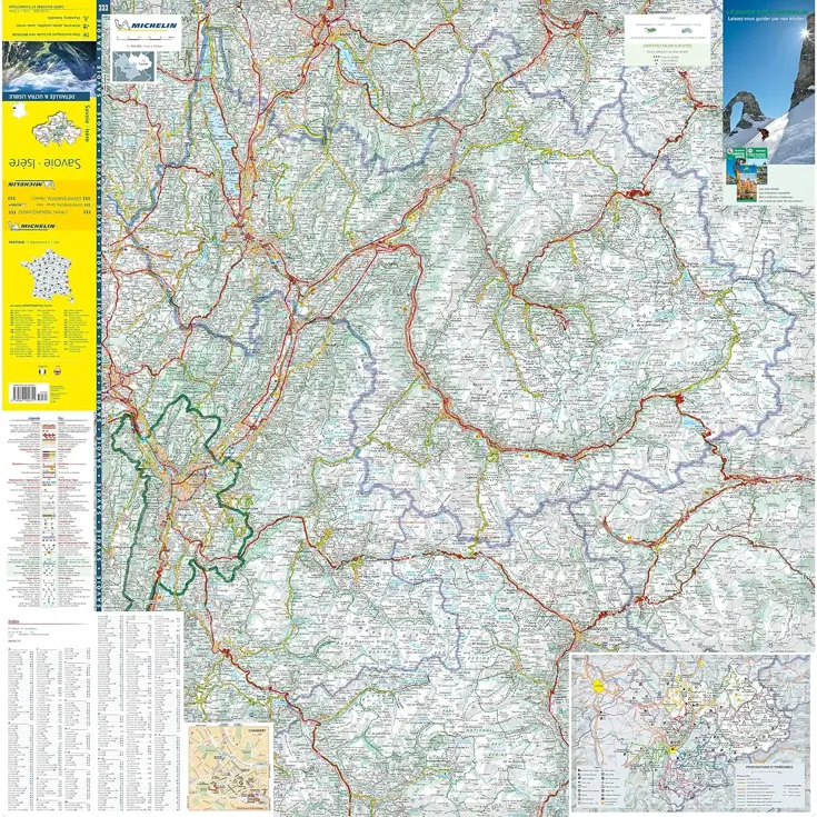 Wegenkaart Local 333 Isere - Savoie