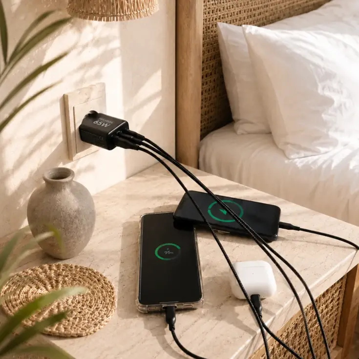 CHARGE+ 65W Oplader - USB en USB-C