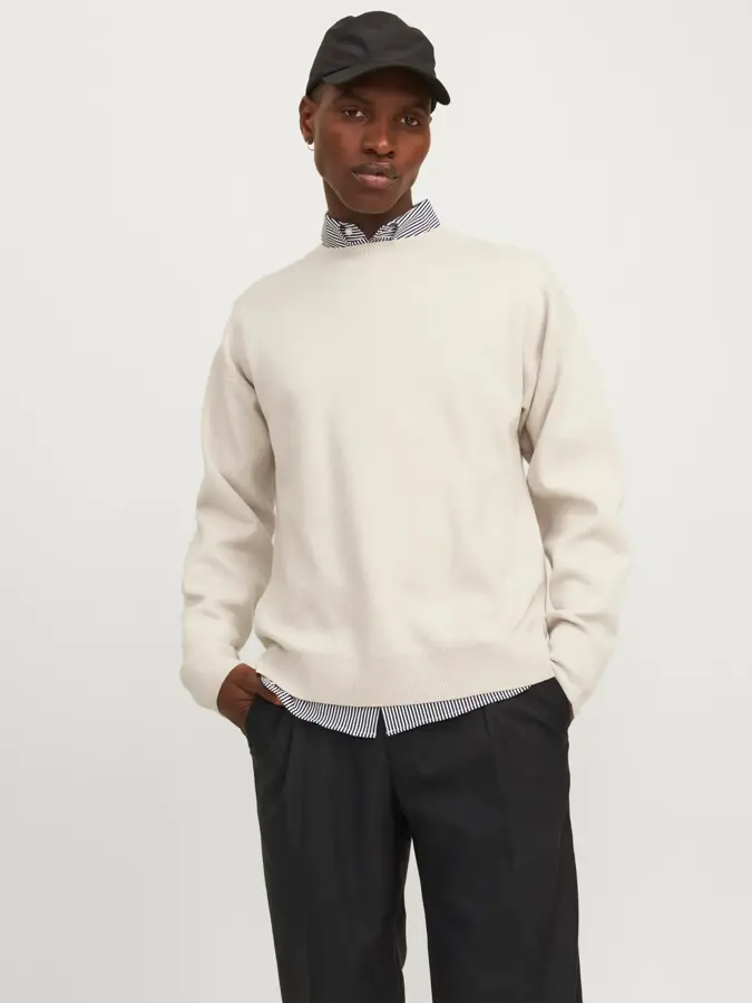 Heren Bradfort Knit Crew Neck Jack & Jones