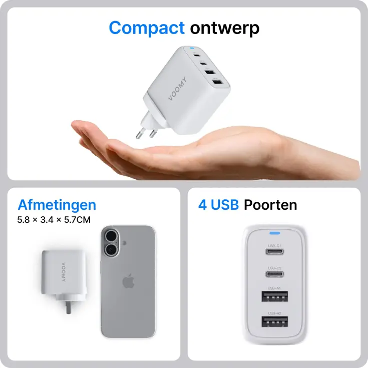 Travel Y42 - Wereldstekker modulair - 150+ landen