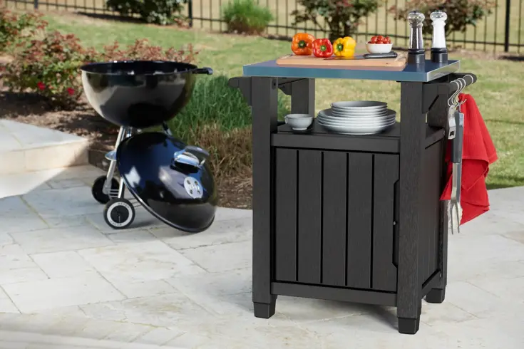 Keter Unity Classic BBQ tafel - Grafiet