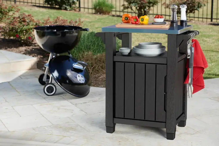 Keter Unity Classic BBQ tafel - Grafiet