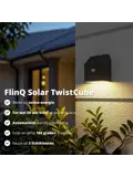 Solar Wandlamp - TwistCube - 2 stuks