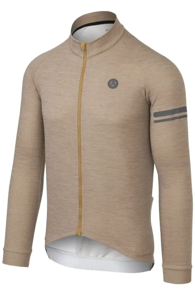 Merino Fietsshirt Lange Mouwen Performance  Heren