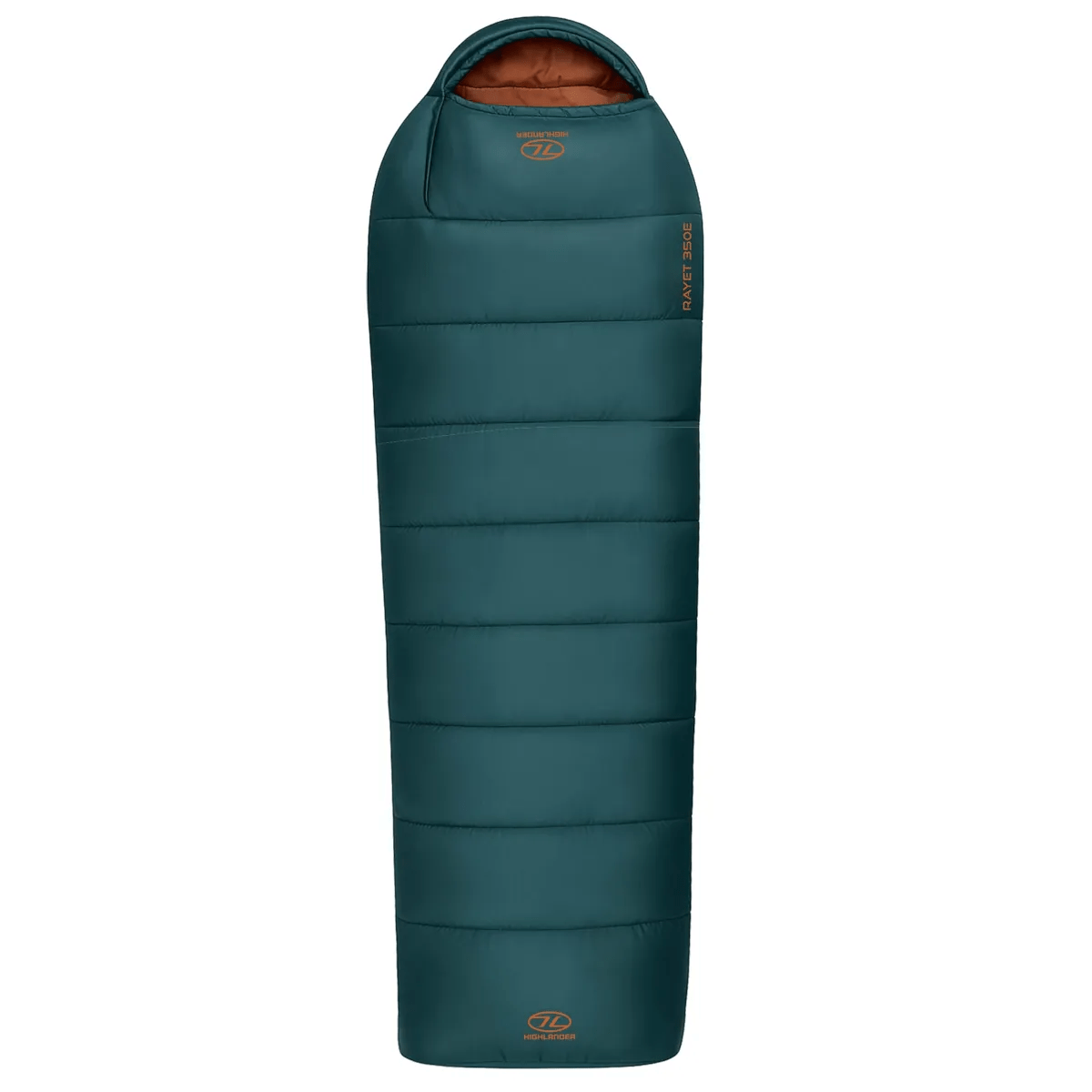 Highlander Outdoor  Highlander mummyslaapzak Rayet Hybrid 350E  Groen