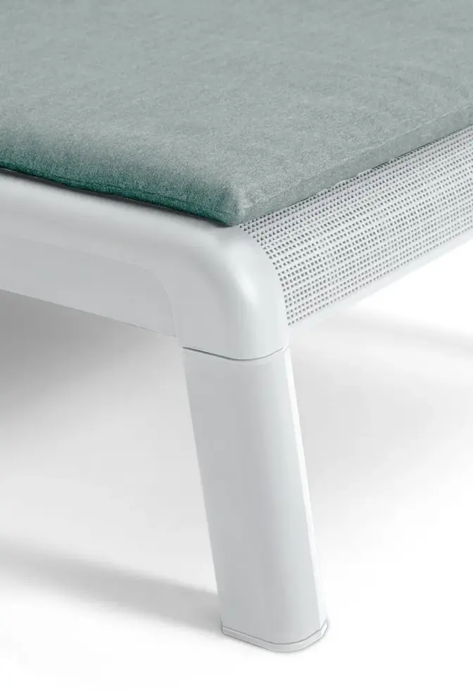 Mallorca Ligbed Wit - 187.5x58x29cm