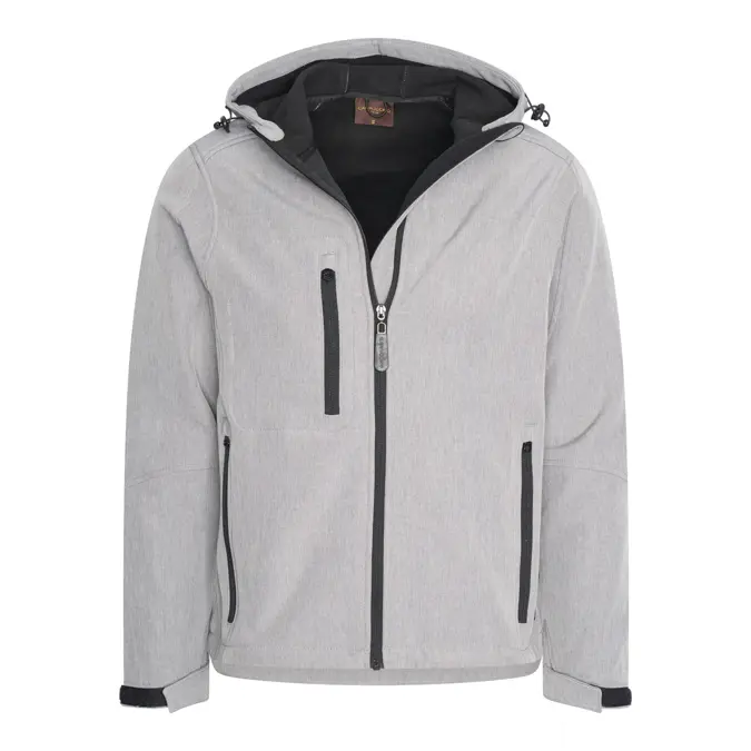 Heren Softshell Hooded Jacket Cappuccino Italia