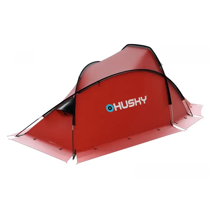 Husky Flame 1 Extreme lichtgewicht tent rood
