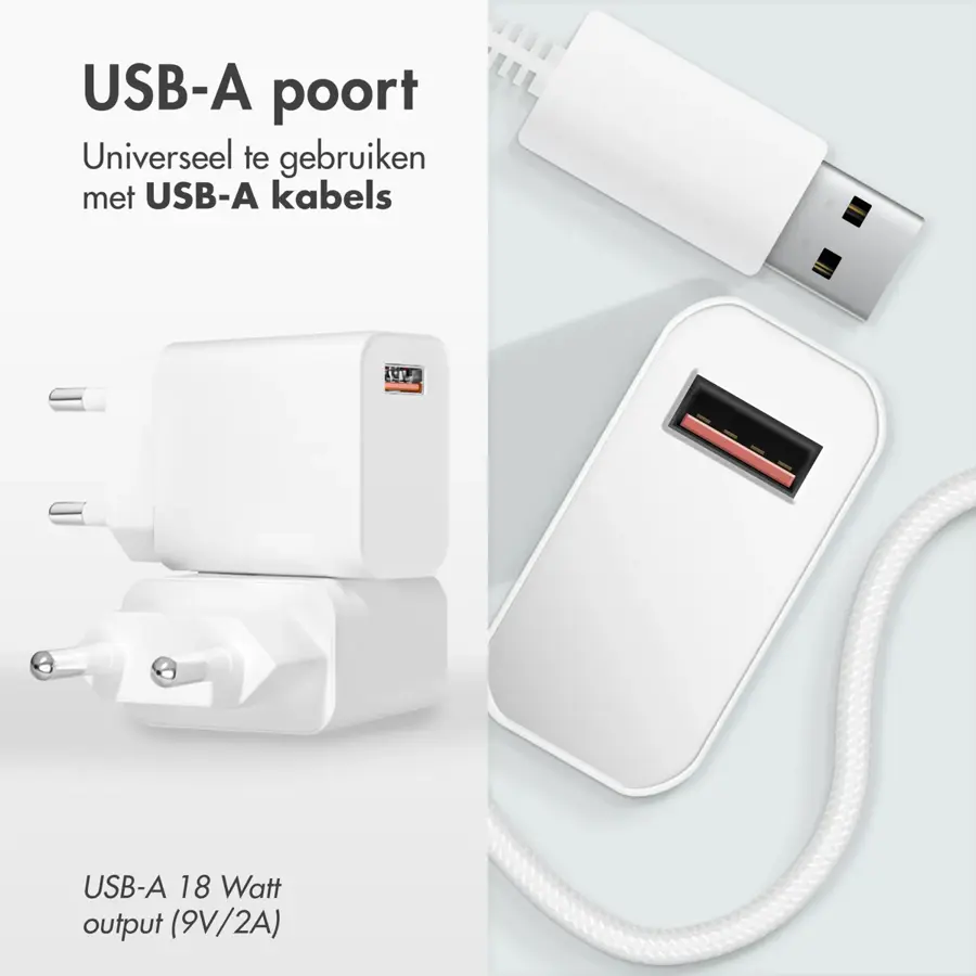 imoshion 18W Wall Charger USB-A - Wit