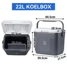 Brisby Koelbox - 22L