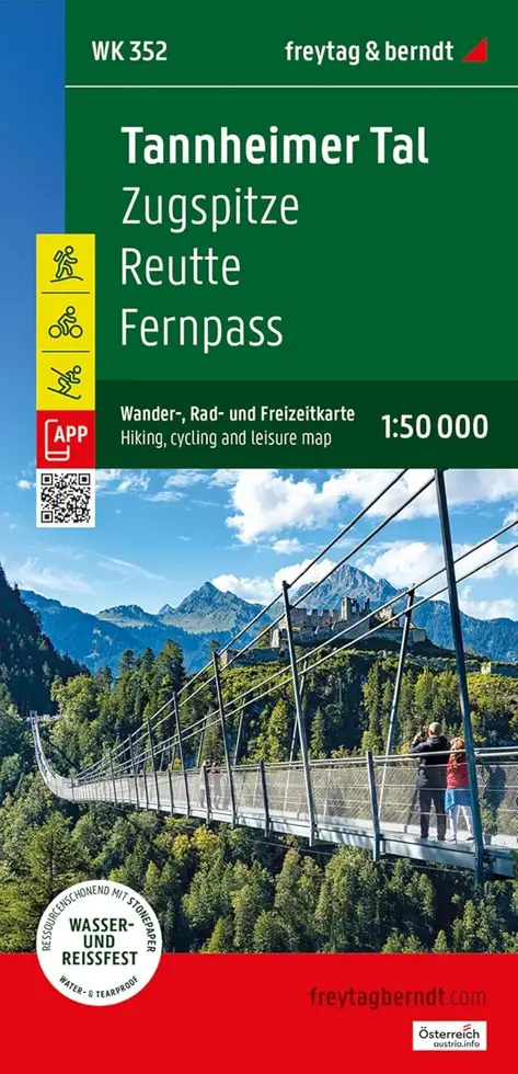Wandelkaart WK352 Tannheimer Tal