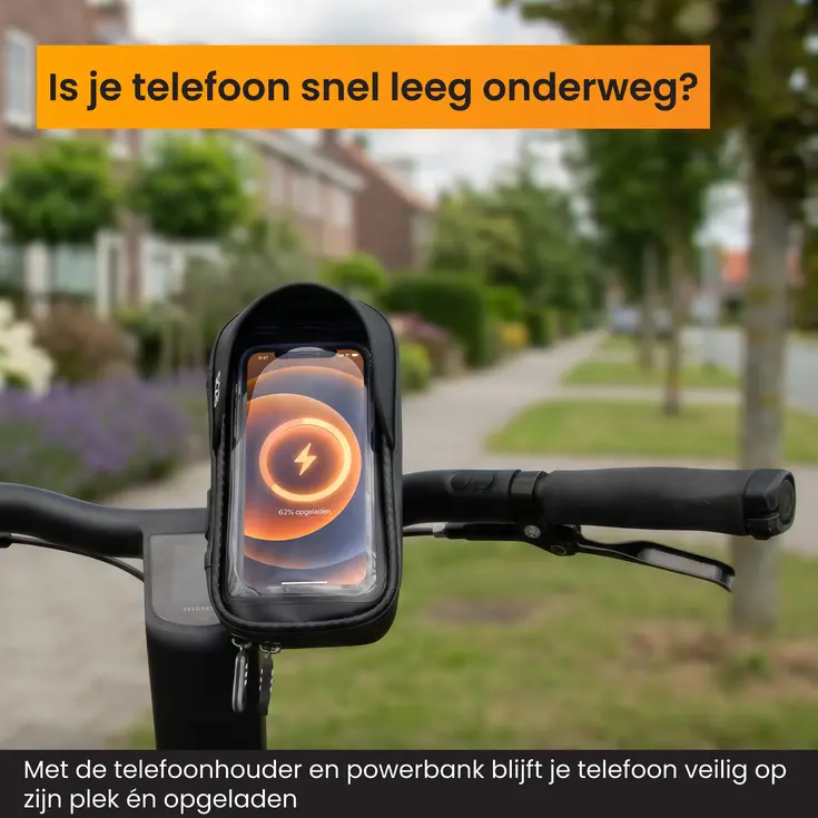 Telefoonhouder Fiets + Powerbank Magsafe