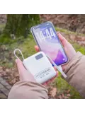 Powerbank 10.000 mAh met Kabels - Wit