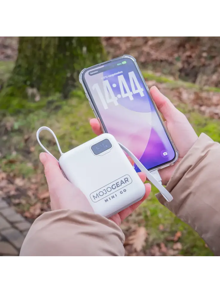 Powerbank 10.000 mAh met Kabels - Wit