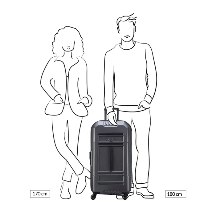 Delsey Rempart koffer / 97 L