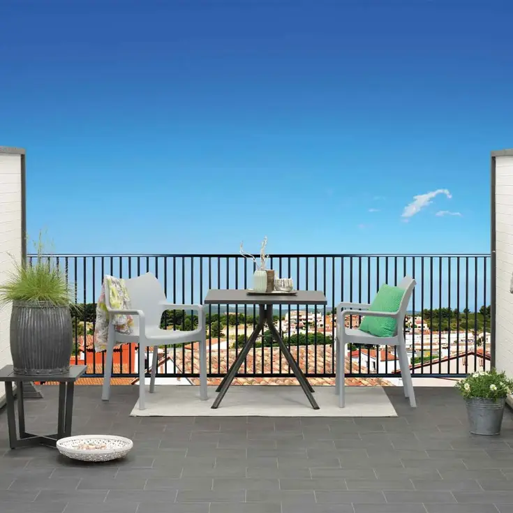 Rimini grijze Tuintafel