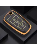 TPU Sleutelhoesje voor Ford goud B4