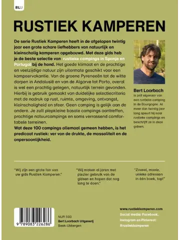 Rustiek Kamperen Spanje en Portugal