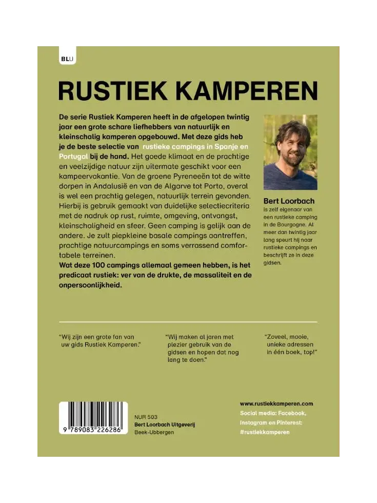 Rustiek Kamperen Spanje en Portugal