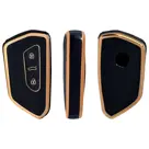 Dutch Shield Sleutelhoesje  VW Skoda   goud G