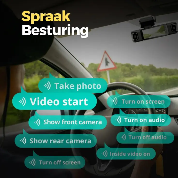 G980H 4CH 4K Wifi GPS 128gb 360 graden dashcam