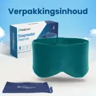 Slaapmasker Katoen - Oceaanblauw - PurelyGoods